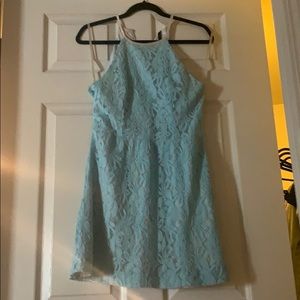 Kenzie blue lace dress! Super cute!
